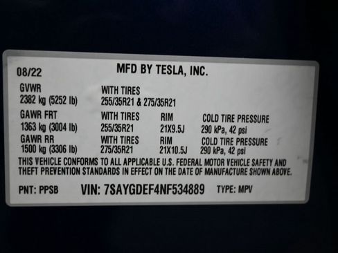 Used 2022 Tesla Model Y Performance image 46