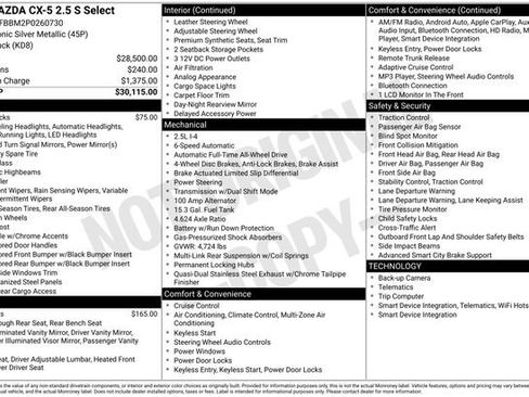 Used 2023 MAZDA CX-5 AWD 2.5 S w/ Select Package image 5