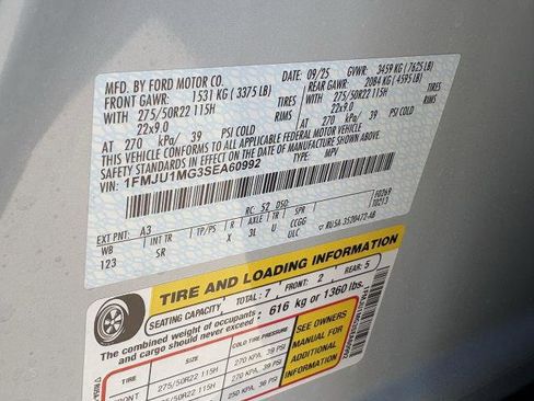 New 2025 Ford Expedition Platinum w/ Platinum Ultimate Package image 30