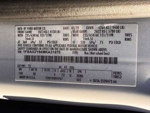 Used 2021 Ford Transit 350 XLT RWD image 11