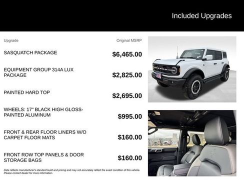New 2026 Ford Bronco Outer Banks w/ Sasquatch Package AWD/4WD image 5