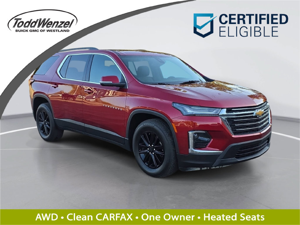 Certified 2023 Chevrolet Traverse LT w/ LPO, Floor Liner Package AWD/4WD image 1