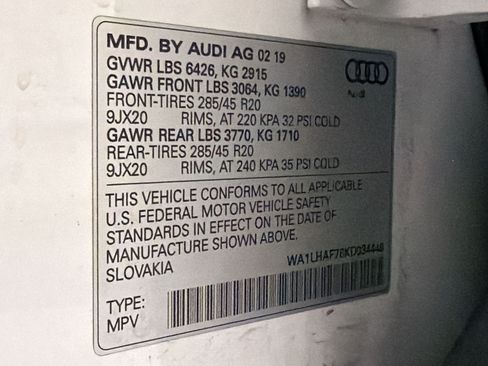 Used 2019 Audi Q7 2.0T Premium Plus w/ Premium Plus Package AWD/4WD image 33