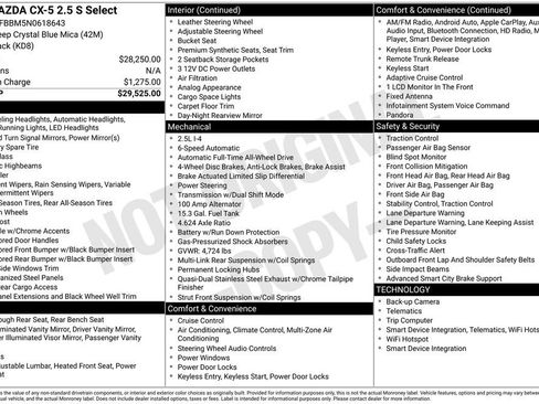 Used 2022 MAZDA CX-5 AWD 2.5 S w/ Select Package image 6