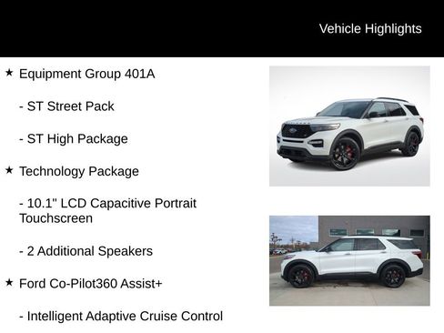 Certified 2023 Ford Explorer ST w/ Equipment Group 401A image 6