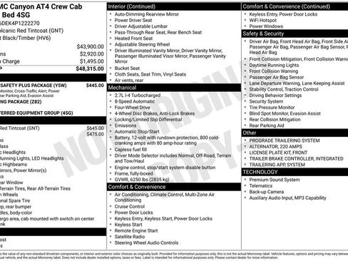 Used 2023 GMC Canyon AT4 w/ Canyon Safety Plus Package AWD/4WD image 63