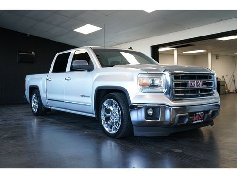 Used 2014 GMC Sierra 1500 SLT w/ SLT Crew Cab Value Package RWD image 1