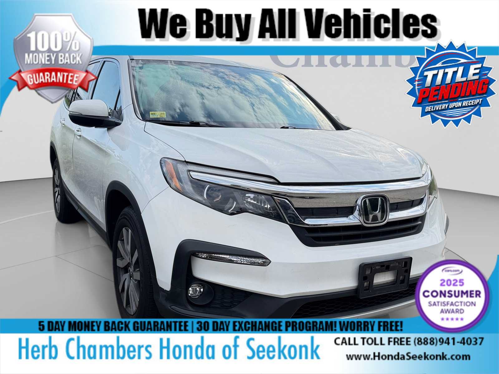 Used 2021 Honda Pilot EX-L image 1