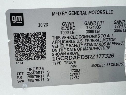 Used 2024 Chevrolet Silverado 1500 W/T w/ WT Convenience Package AWD/4WD image 30