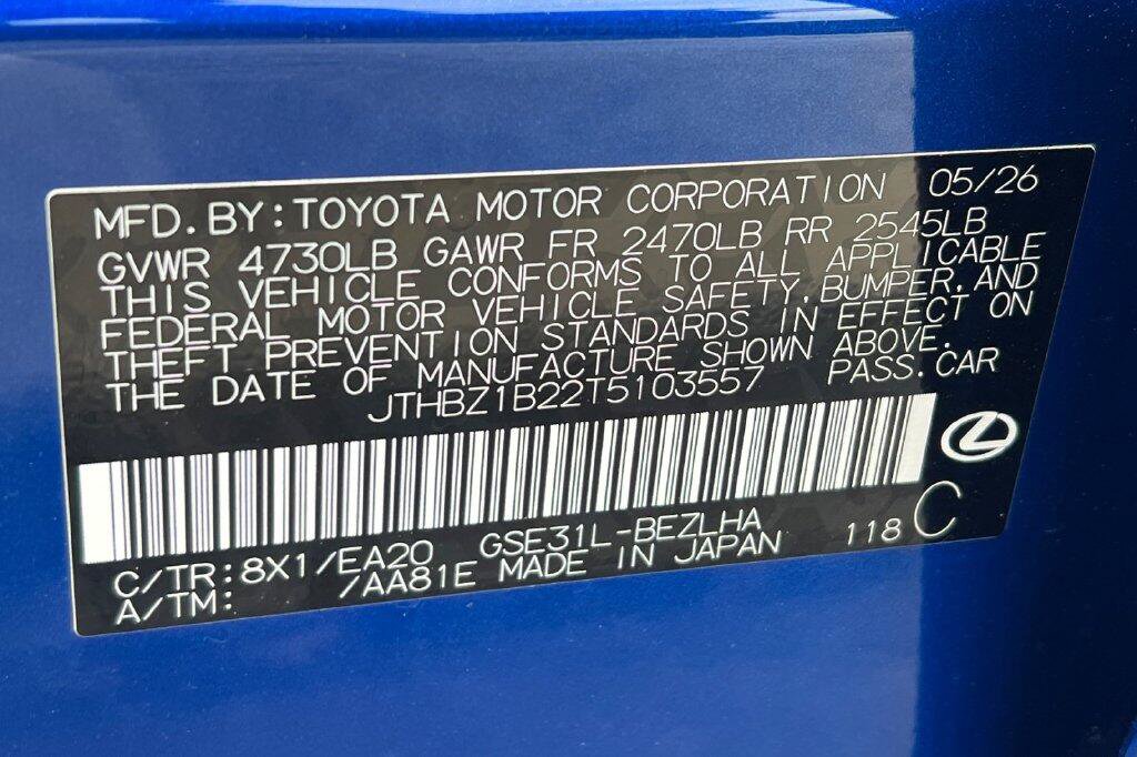 Used 2026 Lexus IS 350 F Sport RWD image 27