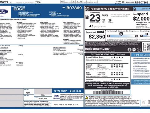 Used 2024 Ford Edge SEL w/ Convenience Package AWD/4WD image 5