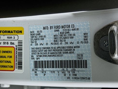 Used 2025 Ford Bronco Sport Outer Banks image 12