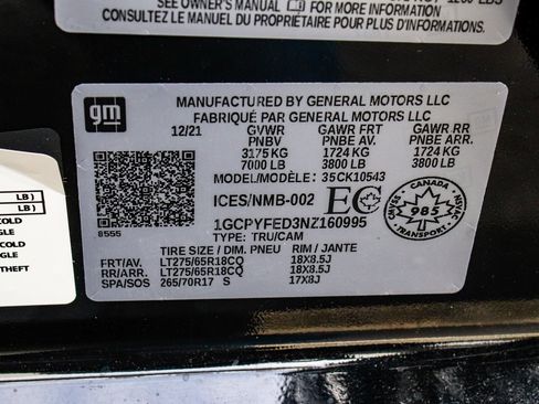 Used 2022 Chevrolet Silverado 1500 LT Trail Boss w/ LT Trail Boss Premium Package image 14