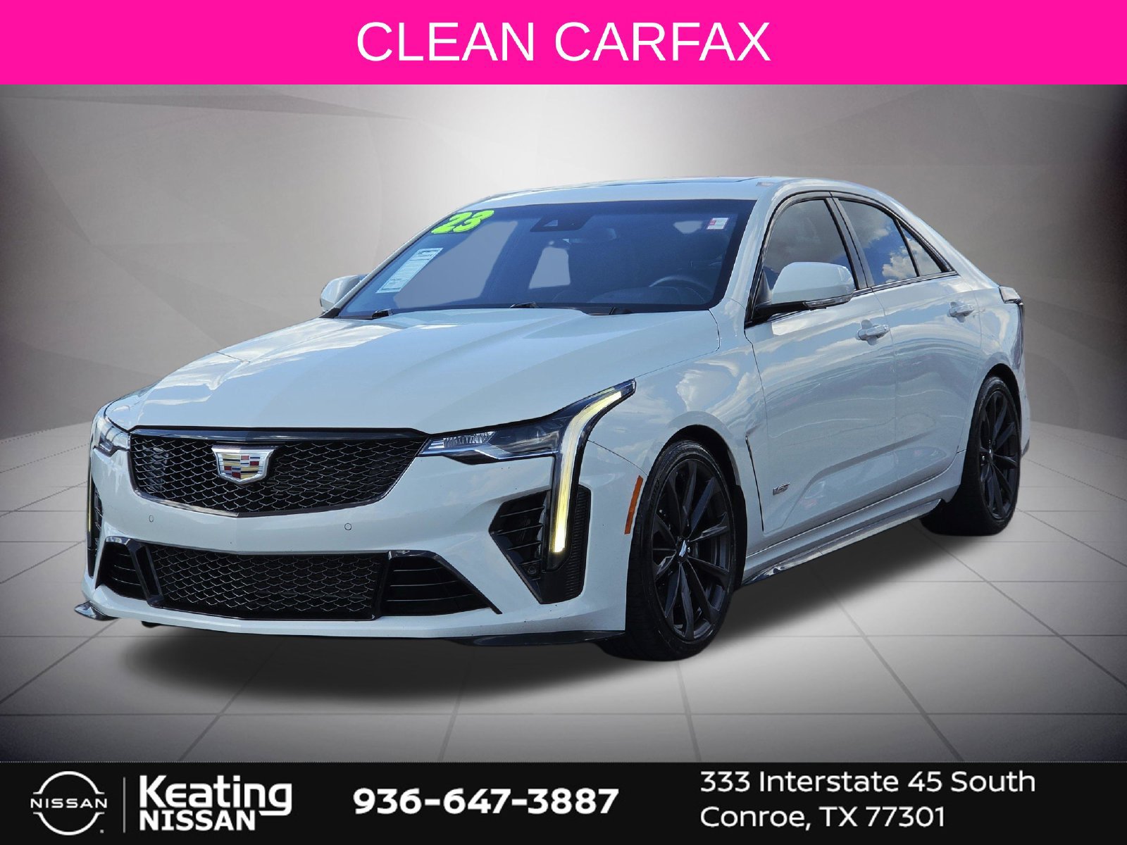 Used 2023 Cadillac CT4 V Blackwing w/ Driver Assist Package RWD image 4
