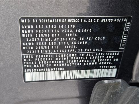 Used 2024 Volkswagen Taos S FWD image 24