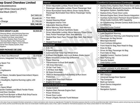 Used 2024 Jeep Grand Cherokee Limited w/ Luxury Tech Group II image 14