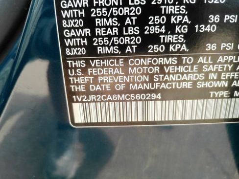 Used 2021 Volkswagen Atlas SE w/ Panoramic Sunroof Package FWD image 56
