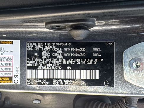 Certified 2020 Toyota 4Runner Nightshade image 21