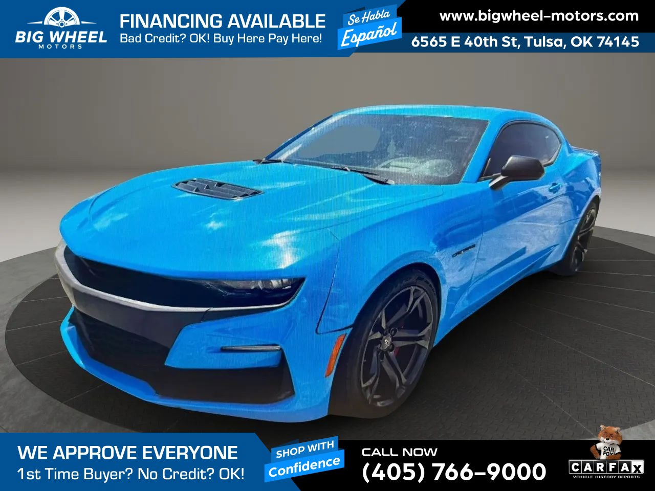 Used 2022 Chevrolet Camaro SS RWD image 1