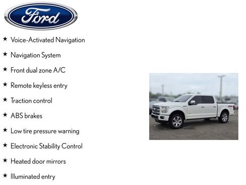Used 2015 Ford F150 Platinum w/ Equipment Group 701A Luxury AWD/4WD image 4