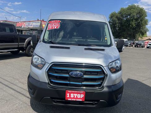 Used 2023 Ford E-Transit Medium Roof w/ Load Area Protection Package RWD image 2
