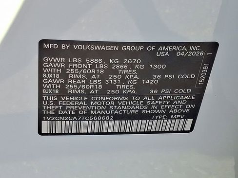 New 2026 Volkswagen Atlas Peak Edition AWD/4WD image 11