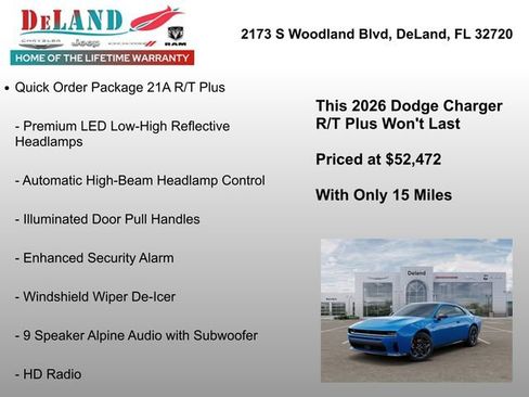 New 2026 Dodge Charger R/T AWD/4WD image 24