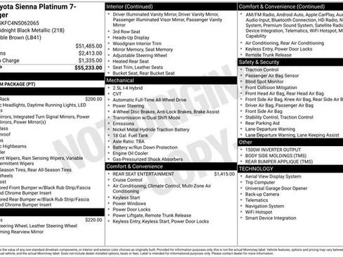 Used 2022 Toyota Sienna Platinum image 40