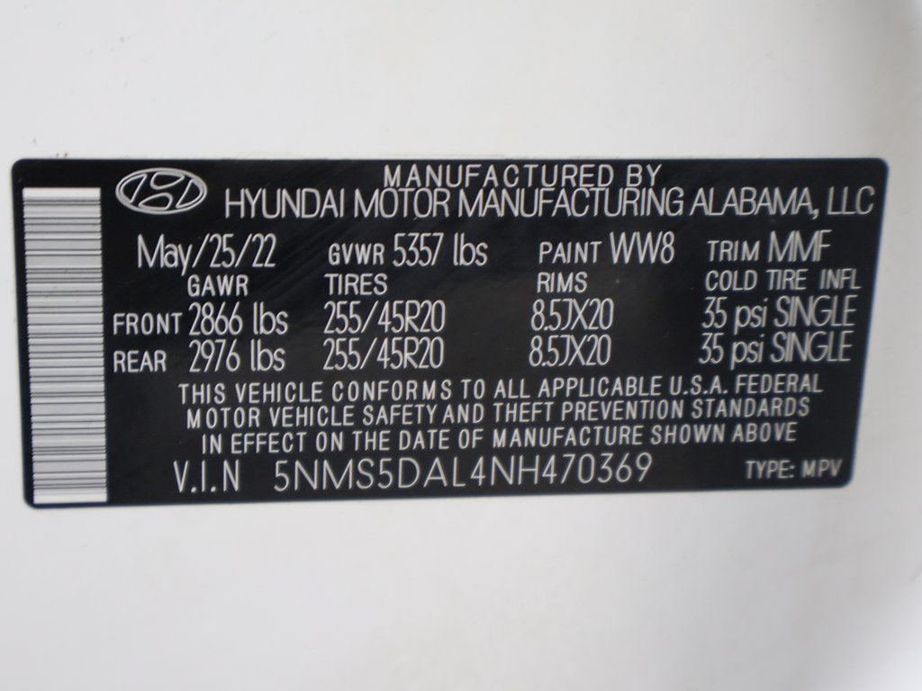 Used 2022 Hyundai Santa Fe Calligraphy AWD/4WD image 65
