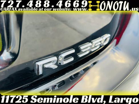 Used 2015 Lexus RC 350 w/ F Sport w/Summer Tires RWD image 27