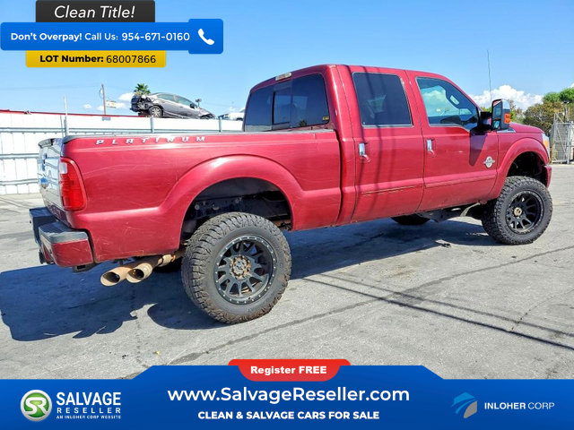 Used 2013 Ford F250 Platinum w/ FX4 Off Road Pkg AWD/4WD image 4