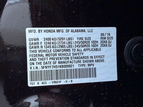 Used 2019 Honda Passport EX-L image 33