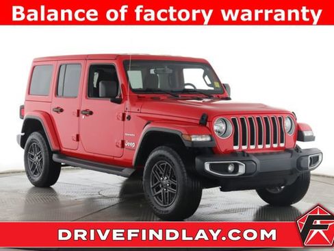 Used 2022 Jeep Wrangler Unlimited Sahara w/ Cold Weather Group AWD/4WD image 1