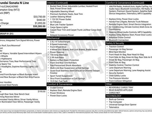 Used 2022 Hyundai Sonata N Line image 17