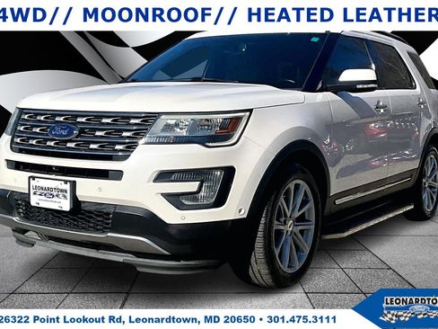 Used 2016 Ford Explorer Limited w/ Equipment Group 301A image 1
