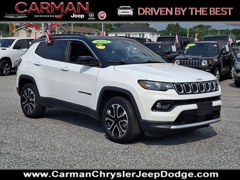 Certified 2023 Jeep Compass Limited w/ Sun and Sound Group AWD/4WD image 1