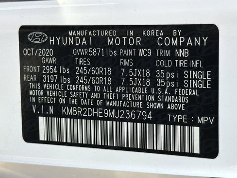 Used 2021 Hyundai Palisade SEL w/ Cargo Package AWD/4WD image 15