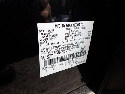 Used 2019 Ford Edge SEL w/ Equipment Group 201A AWD/4WD image 14
