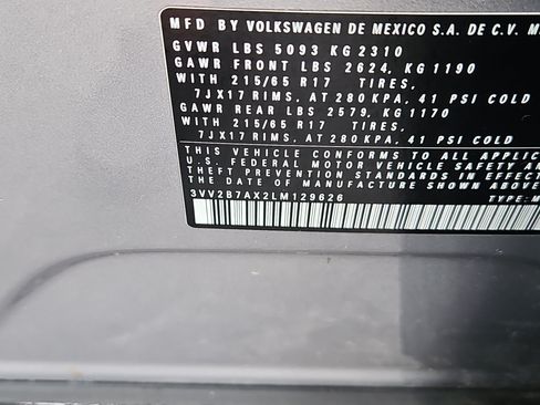 Used 2020 Volkswagen Tiguan SE AWD/4WD image 7