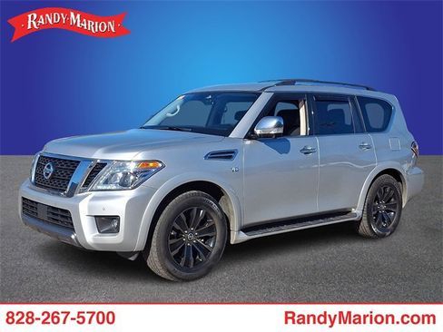 Used 2019 Nissan Armada Platinum w/ Captain's Chairs Package image 1