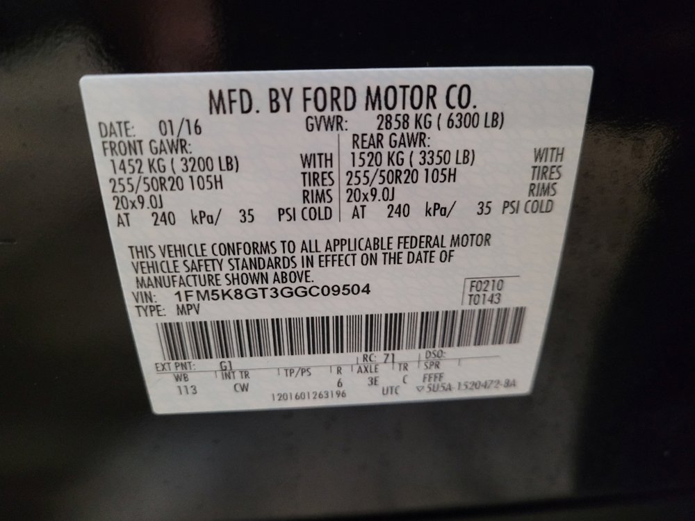 Used 2016 Ford Explorer Sport AWD/4WD image 33