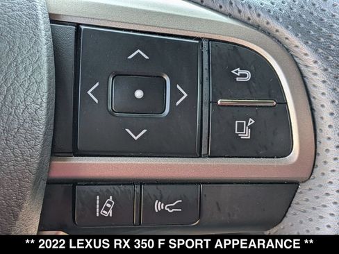 Used 2022 Lexus RX 350 F Sport w/ Accessory Package AWD/4WD image 7