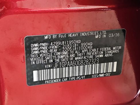 Used 2016 Subaru Impreza 2.0i AWD/4WD image 40