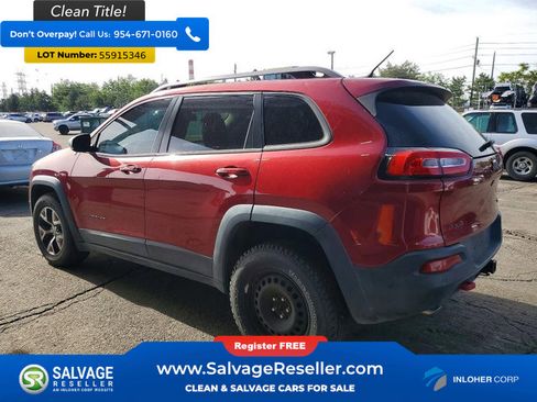 Used 2014 Jeep Cherokee Trailhawk w/ Technology Group AWD/4WD image 3