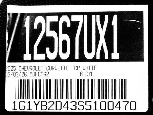 Used 2025 Chevrolet Corvette Stingray Preferred Cpe w/ 2LT RWD image 37