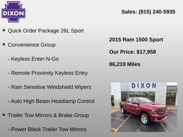 Used 2015 RAM 1500 Sport AWD/4WD image 4