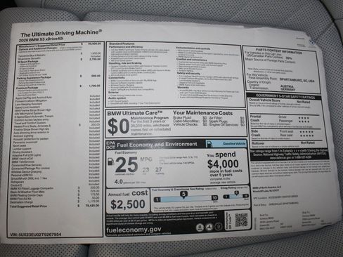 New 2026 BMW X5 xDrive40i w/ M Sport Package image 24