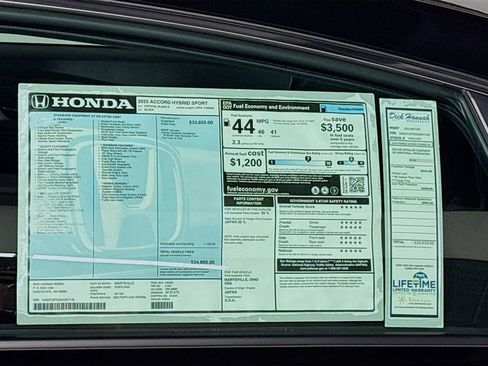 New 2025 Honda Accord Sport image 24