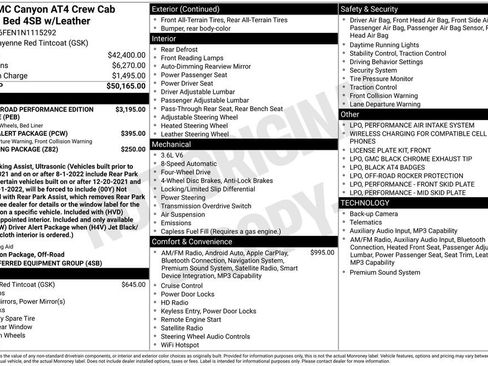 Used 2022 GMC Canyon AT4 AWD/4WD image 7