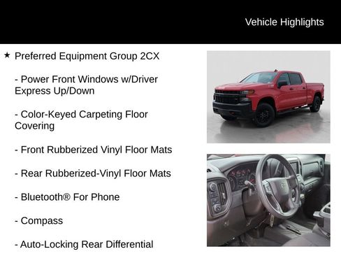 Used 2021 Chevrolet Silverado 1500 Custom Trail Boss AWD/4WD image 11